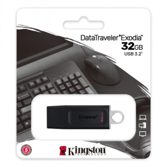 External Memory Kingston DT Exodia 32GB, USB 3.2 (EU Blister)..